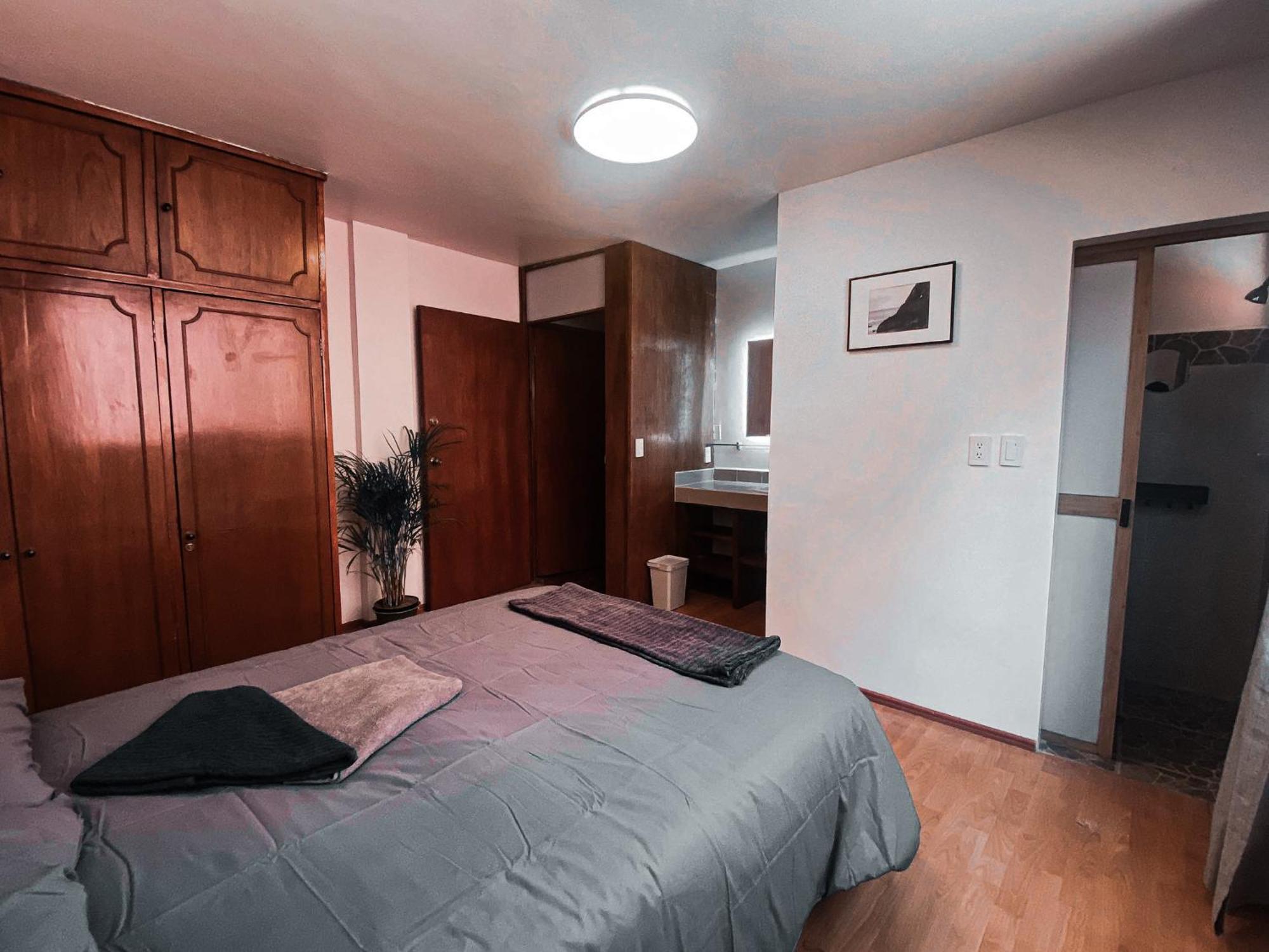 Central & Cozy Studio With Rooftop View 1 Ciudad de México Exterior foto